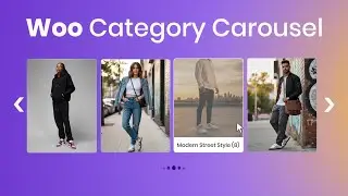 WooCommerce Category Carousel - Mobile Responsive🛒🛍️