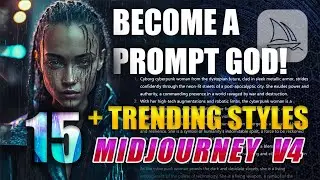 SECRET MIDJOURNEY v4 Prompts you MUST try  INSANE Trending Styles!