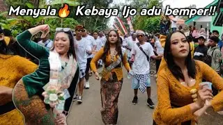 Paling Asyik, Kebaya Ijo Adu Bemper!! Karnaval Sidomulyo-Semboro 2024