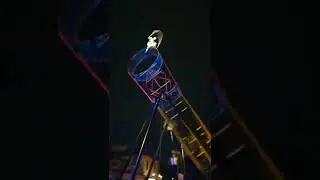 Saturn on Wheel of Death at Knott's Scary Farm. Oct. 2022.