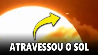 OVNI BALA ATRAVESSA O SOL - Análise do vídeo que está VIRALIZANDO na INTERNET!