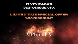 Unreal Engine Marketplace VRhinoFX Season 1 VFX Bundle Offer
