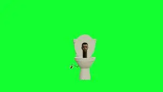 skibidi toilet green screen video free for use