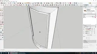 SketchUp / Рисуем радиусный фасад R300 хорда 424мм за 2 минуты