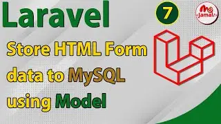 HTML Form to MySQL with Laravel Model |  model in laravel in Hindi | Laravel सीखिए हिंदी में