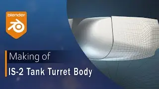 Making of Low-Poly IS-2 Tank Turret | Blender 3D-Modeling