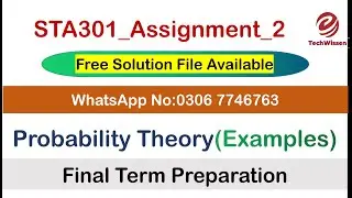 STA301 Assignment 2 Solution 2023 |11 july 2023 | etechwissen