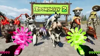 Zoonomaly 2 - Using the Secret Red vs Green Bloom o'Bang Kill All Monsters