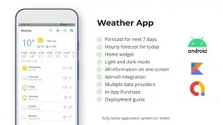 With Source Code | How To Make Weather App In Android Studio| Admob