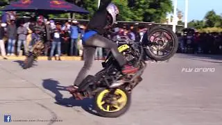 Thrilling | Bike Stunt | shot with phantom 4 pro | The Snazzy Ryderz