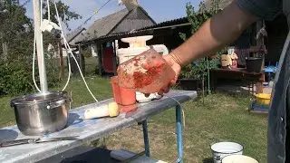 Томатный сок через соковыжималку. Быстро и легко! Лайфхак!