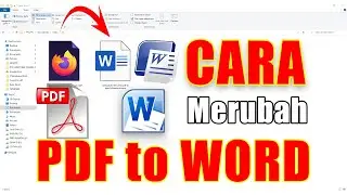 Cara Mengubah File PDF ke Word