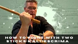 Learn martial arts at home: kali escrima sticks