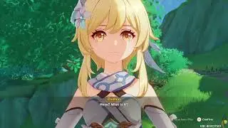 LUMINE KISSES PAIMON Genshin Impact CUTSCENE