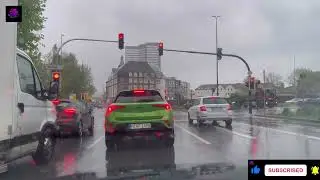 Driving in a Heavy Rain Essen Deutschland 🇩🇪 19.04.24