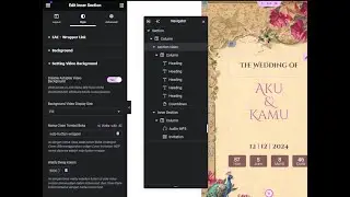Membuat Tema Undangan Web Art Motion