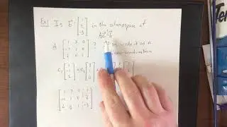 Determine if a given column matrix is in the column space