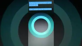Cortana Logo Animation using HTML & CSS | CSS ANIMATIONS | WEB DEVELOPMENT