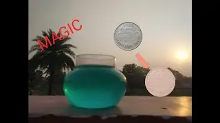 Magic || Copper plating on coin || easy science experiment