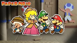 The Dry-Dunes Temple  | Paper Mario Stop-Motion