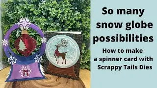 Snow globes for A2 and A7 cards with one magical die