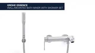 GROHE Essence bath faucet with shower set – attractive design and functional perfection