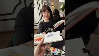 Меняемся скетчбуками каждые 5 минут. Часть 2. Рисуем с @taanyaglama. 