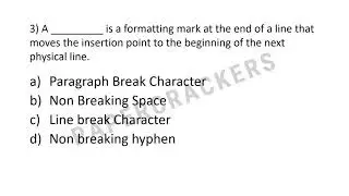 MS Word Mcq Question and Answer Series | MS Word Series | Railway NTPC | Banking Clerk | All Sets #9