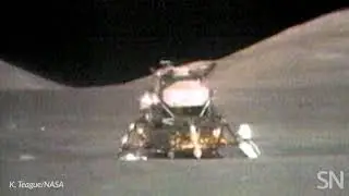 Apollo 17's Harrison Schmitt throws a hammer on the moon | Science News