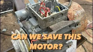 Soaking Wet Electric Motor - Can It Be Saved?