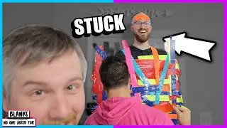 Getting Duct Taped To The Door | Duct Tape Challenge