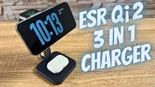 ESR Fast & Sleek Qi2: 3 in 1 Charger iPhone, Apple Watch and AirPods
