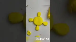 Лепим веселое Солнышко из пластилина  #art