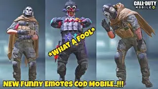 *What A Fool* NEW EMOTE + CODM S12 Funny Emotes || COD MOBILE SEASON 12 EMOTES