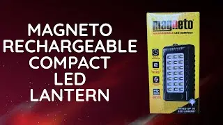 Magneto Rechargeable Compact LED Lantern Unboxing