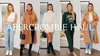 ABERCROMBIE TRY ON HAUL | DENIM, KNITWEAR, COATS + 25% OFF