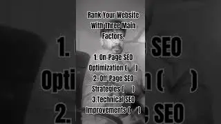 how to Rank Website with SEO #ytshorts #shorts