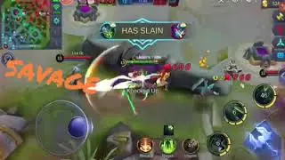 Savage 5 kills in 10 seconds mobile legends epic gameplays playing with erotic heros