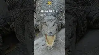 Jaws Dropping: The Crocodile's 6000 Teeth Secret | The Animal Explorer #shorts