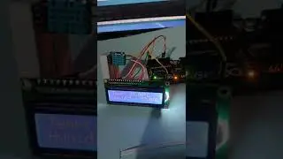 Test humidity and temperature reading on 16×2 LCD with I2C 
