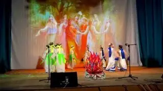 Хоровод Снегурочка и подружки. Музыкальный руководитель Елена Астахова. Дин Дон 2016г. ГДК, г Лиски