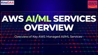 Amazon ML Services Overview | Amazon Machine Learning  | AWS AI ML services | AWS for Beginners
