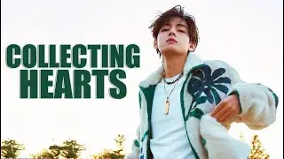 Kim Taehyung (BTS V) collecting hearts under his Christmas Tree