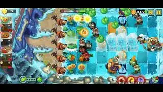 Game Play Plants Vs Zombies2 Frostbite Caves Day 19