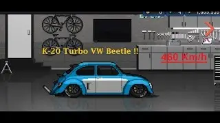 PIxel Car Racer VW Beetle Top speed (No Nos , Draft, Cheat)