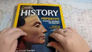 ASMR ~ History Magazine January 2022! ~ Slavery Escape, Ancient Egyptian Catfish, & History of Forks