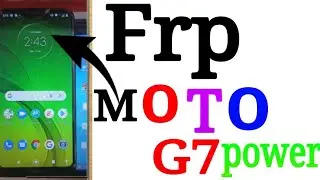 Eliminar FRP de Moto G7 Power - delete account Google Moto G7 Power última seguridad New method