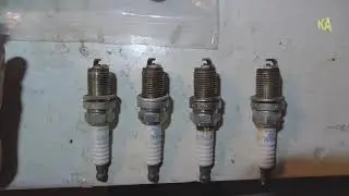 Регулировка клапанов (kia picanto valve), замена свечей зажигания. \ 175