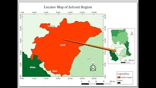 Create locator / Inset/ Study area map  Map on QGIS for your research site 