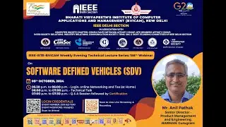 156ᵗʰ National Webinar on “Software Defined Vehicles (SDV)"